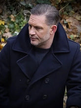 Tom Hardy MobLand Black Wool Coat